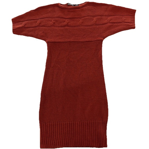 Planet Gold Dresses & Skirts - Planet Gold‎ Chunky Red Sweater Dress Size Medium